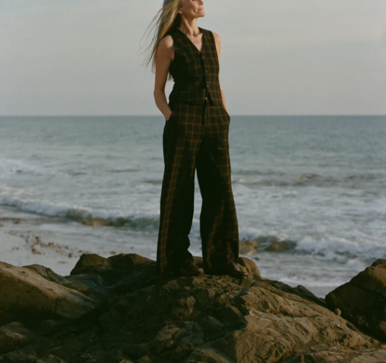 Elliot Wool Plaid Pant