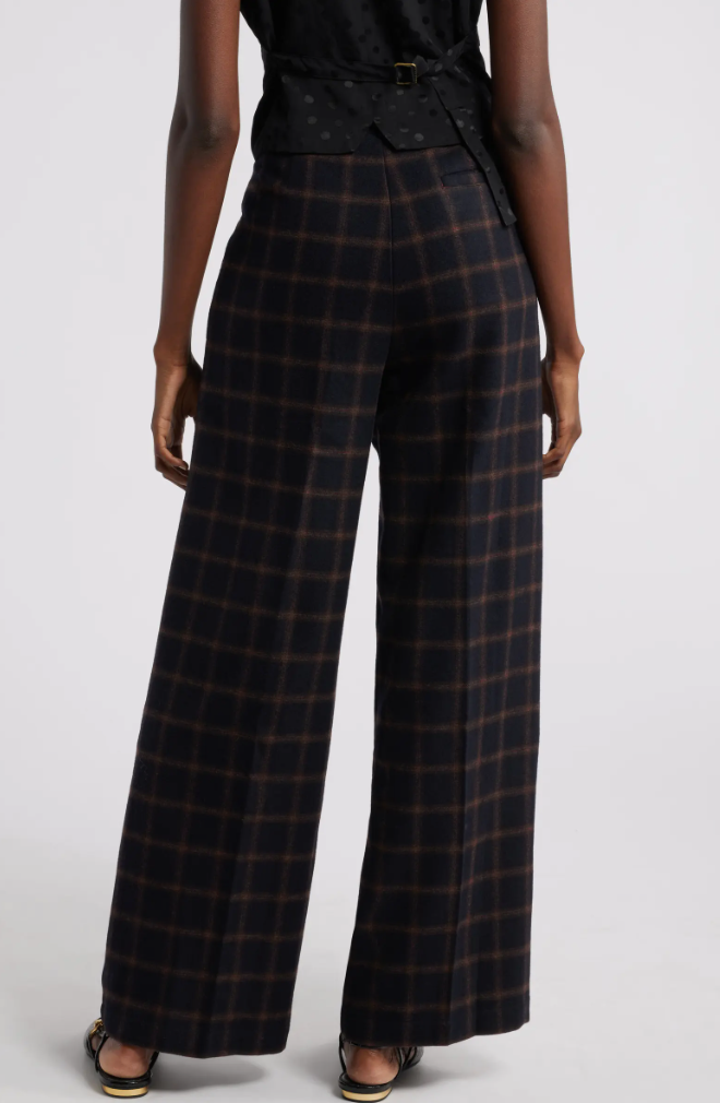 Elliot Wool Plaid Pant