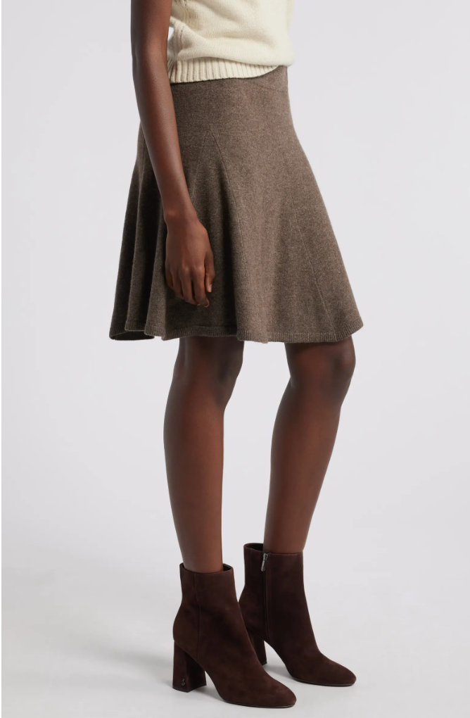 Maren Wool/Cashmere Skirt