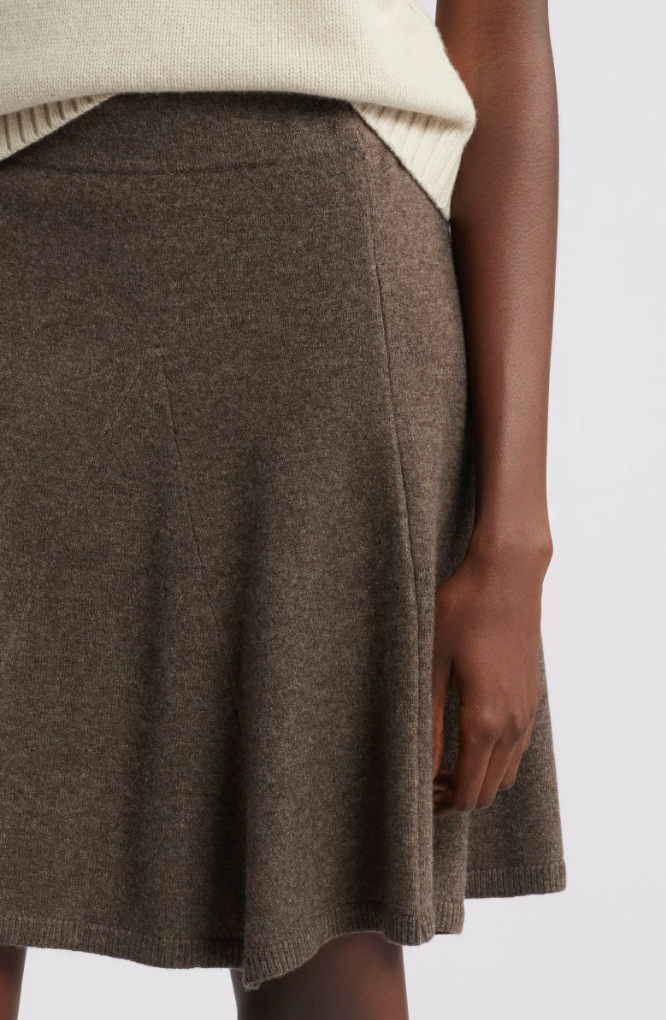 Maren Wool/Cashmere Skirt