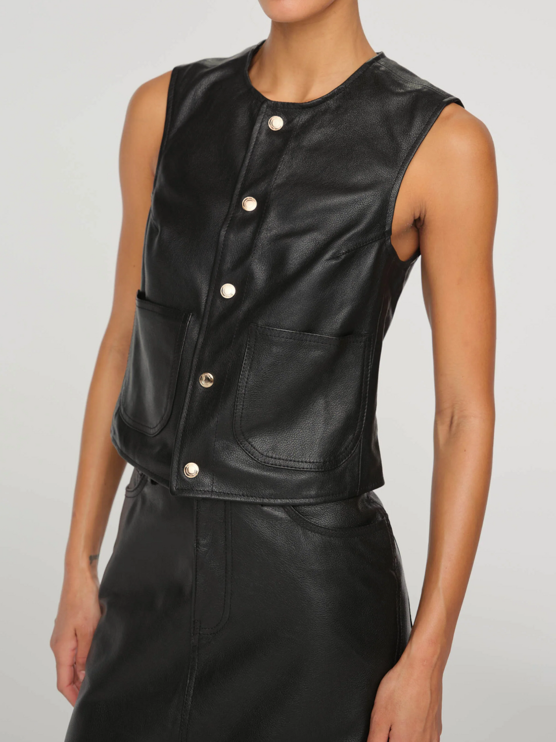 Leather Vest