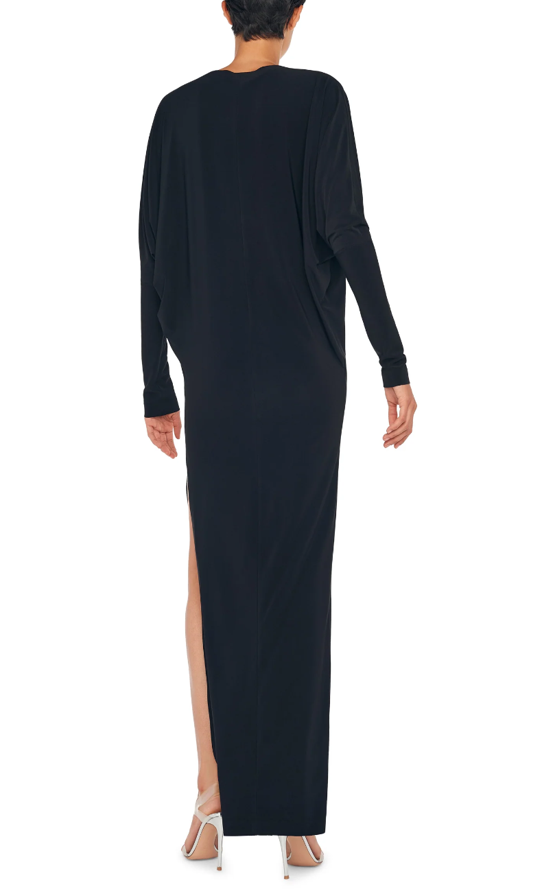 Dolman Wrap w/ Side Slit Gown