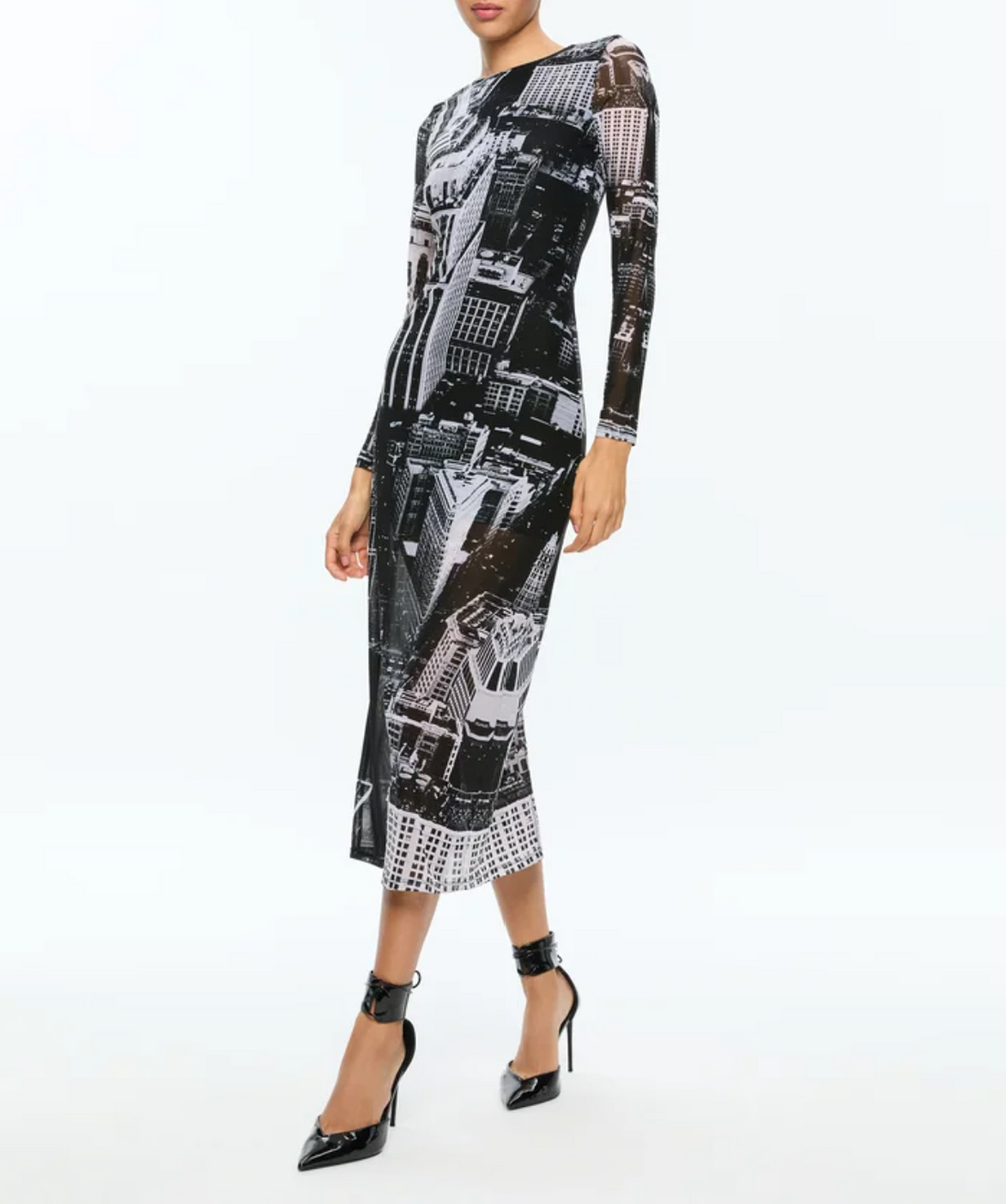 Delora Longsleve Midi Dress