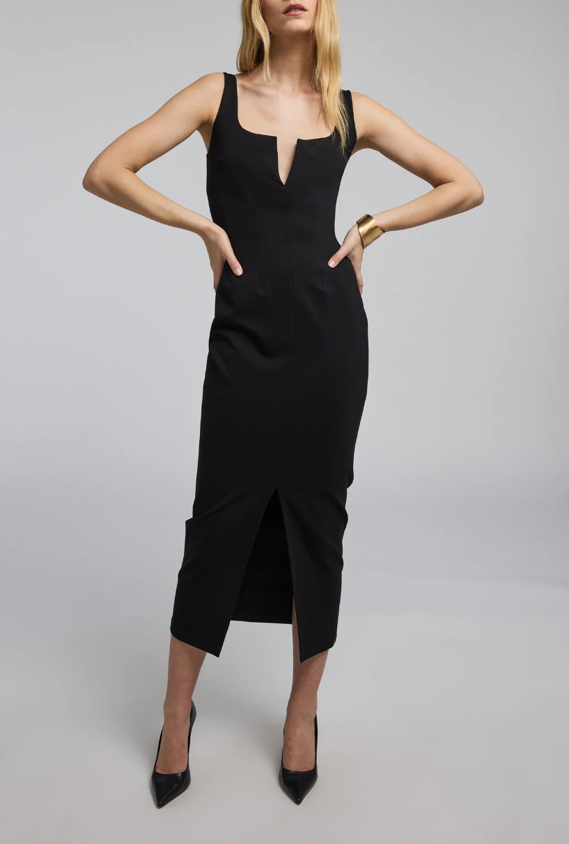 Yolanda Ponte Midi Dress