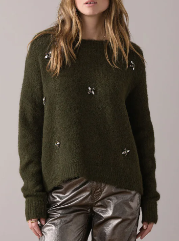 Embellished Sweater