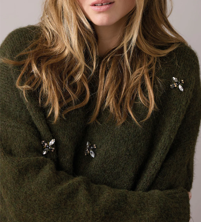 Embellished Sweater