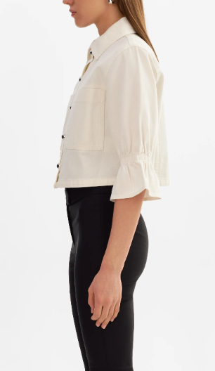 Carolina Denim Jacket In White