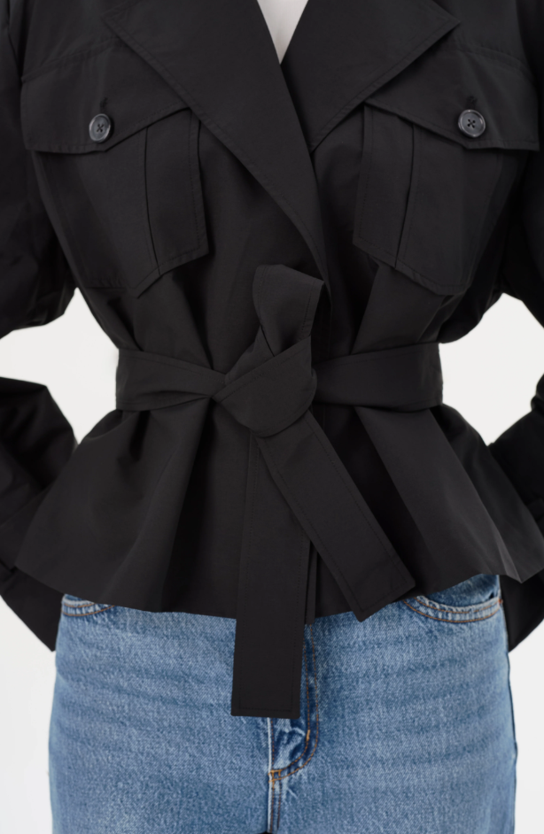 Quinn Crop Trench Coat