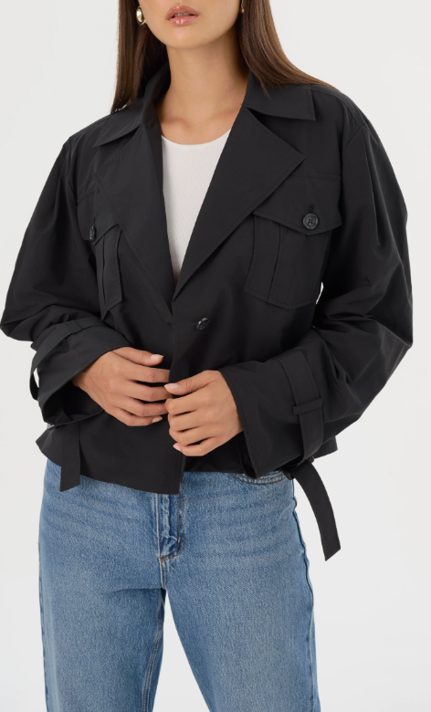 Quinn Crop Trench Coat