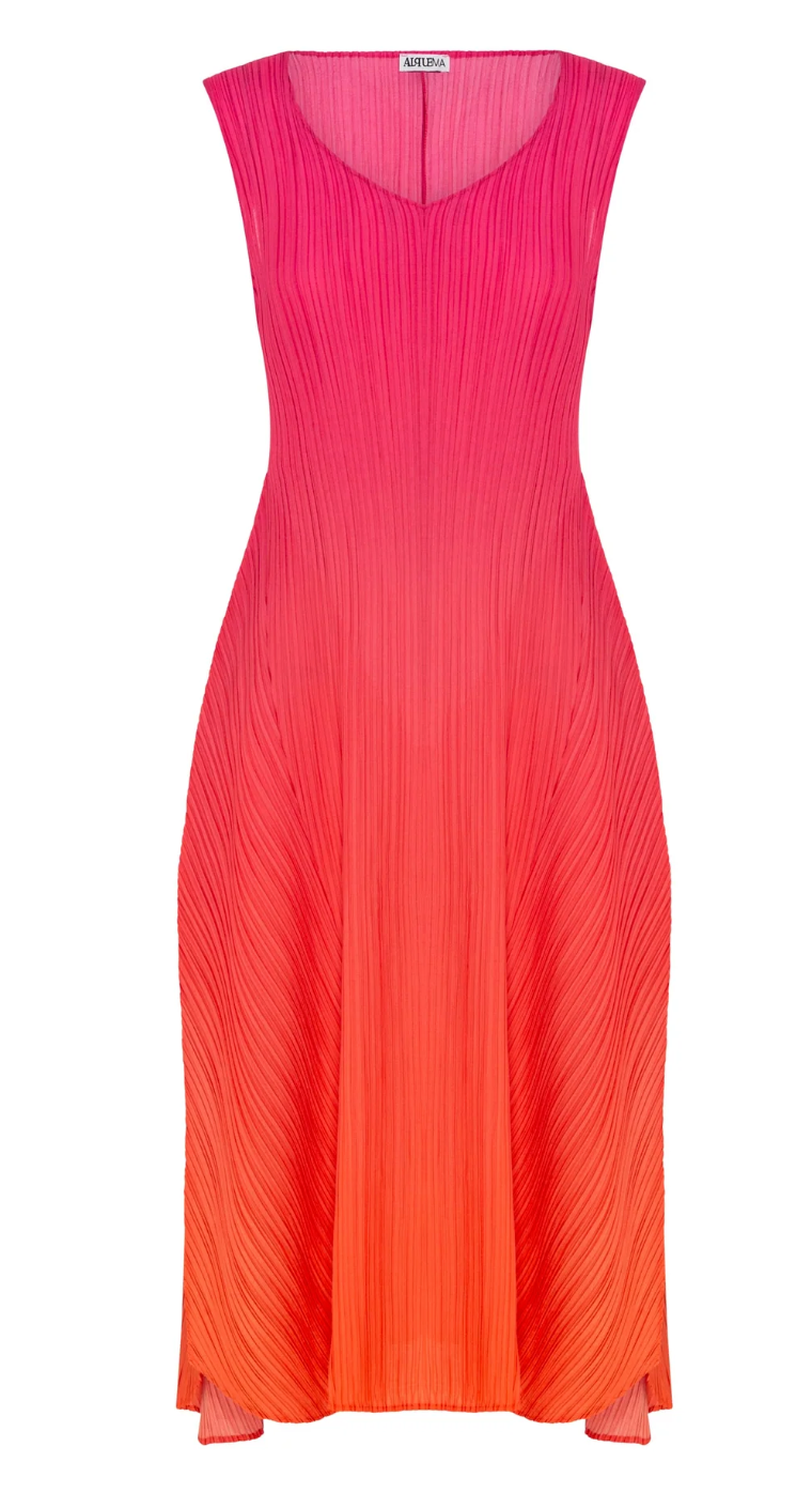Long Estrella Dress Flame