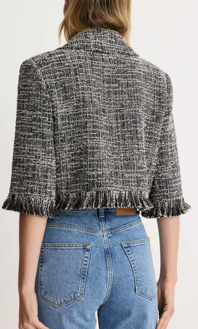 Cropped Sleeve Mini Jacket