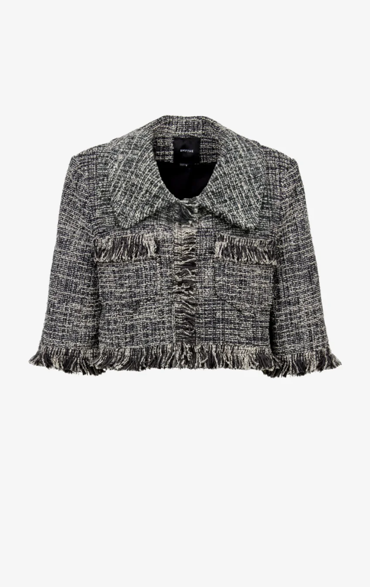 Cropped Sleeve Mini Jacket