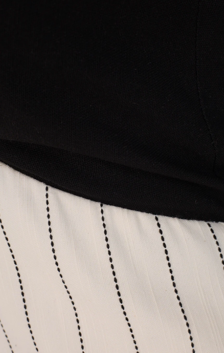 Pinstripe Halter Dress