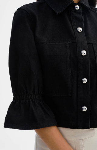 Carolina Denim Jacket In Black