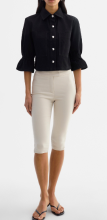 Carolina Denim Jacket In Black