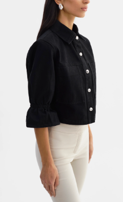 Carolina Denim Jacket In Black