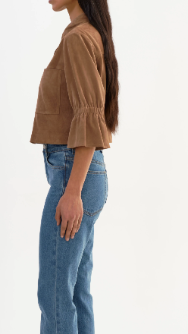 Carolina in Latte Suede