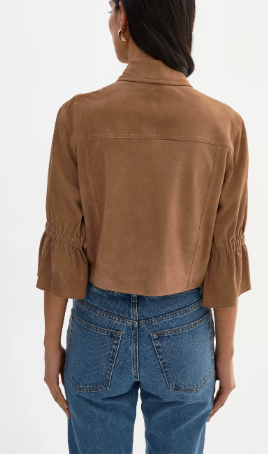 Carolina in Latte Suede