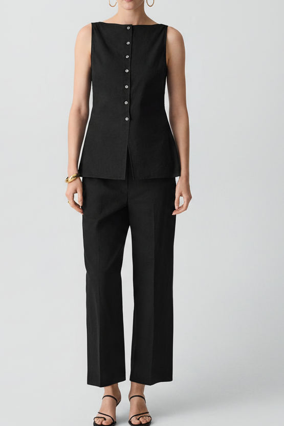 Boatneck Cutaway Top