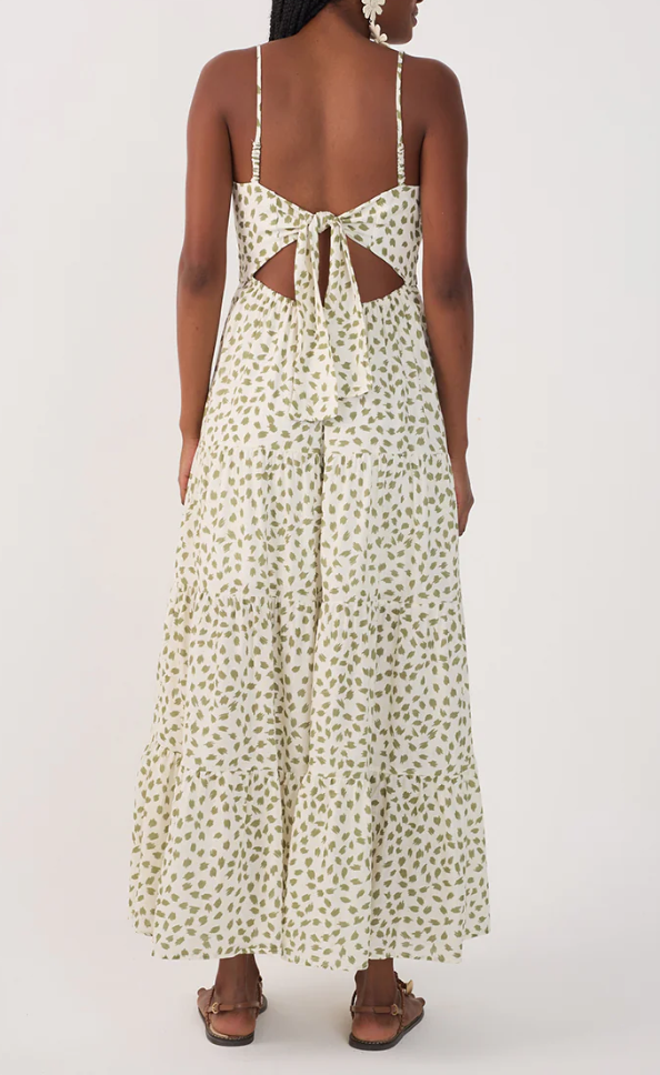 Dot Print Maxi