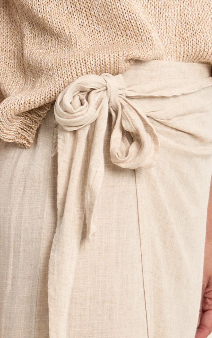 Side Tie Skirt