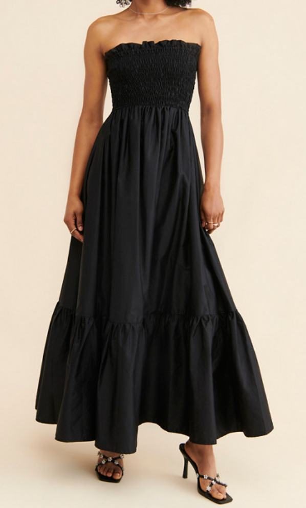 Strapless Dress in Black