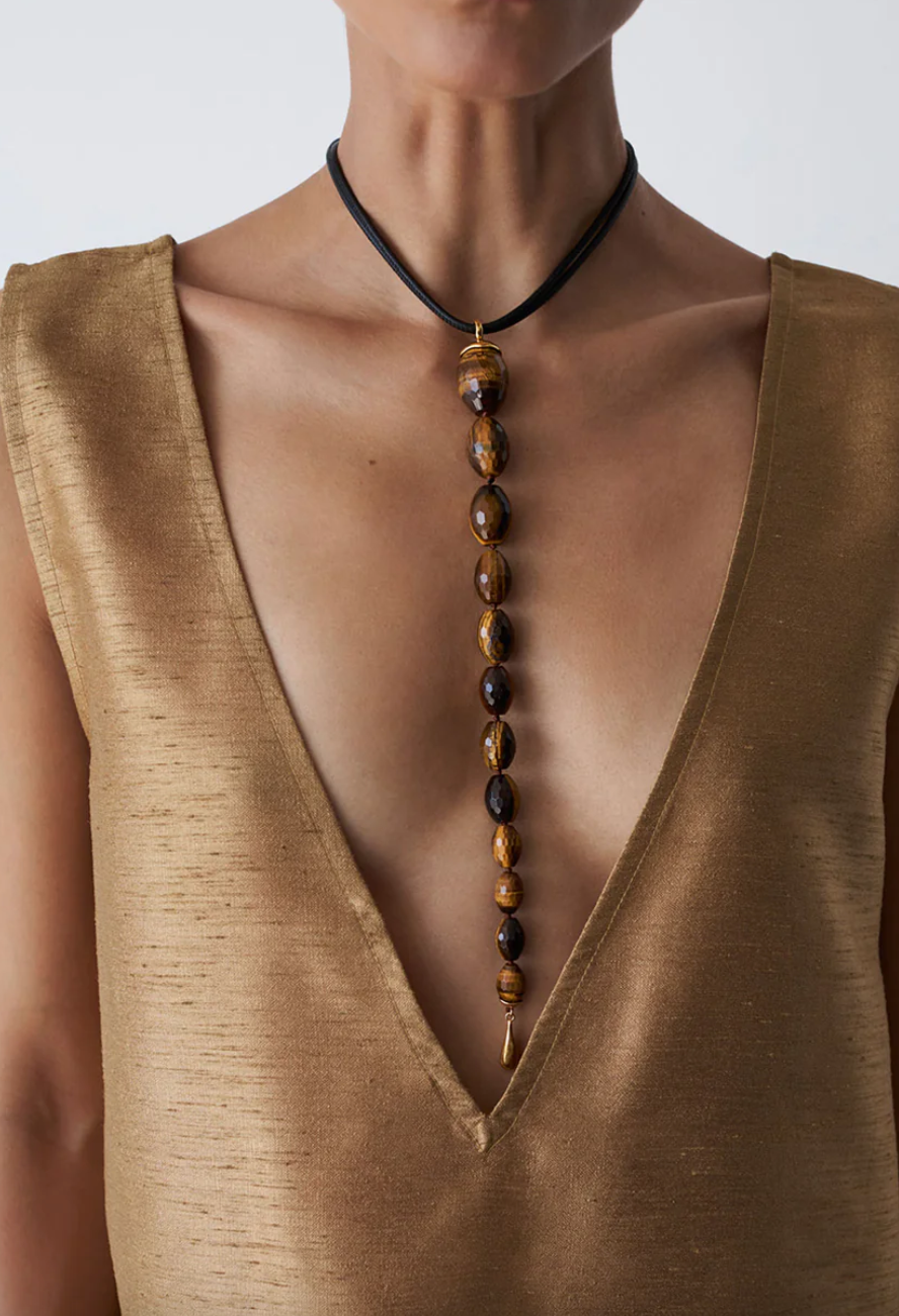 Cobra Necklace Tiger's Eye