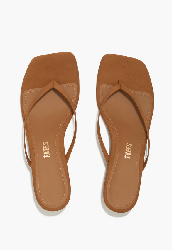 Square Toe Julia Suede In Camel