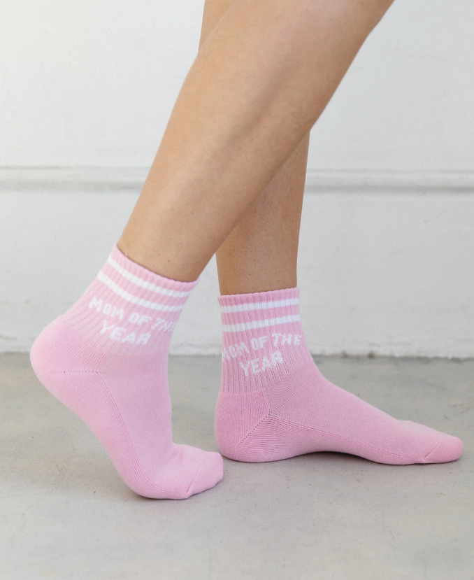 Mom Of The Year Socks