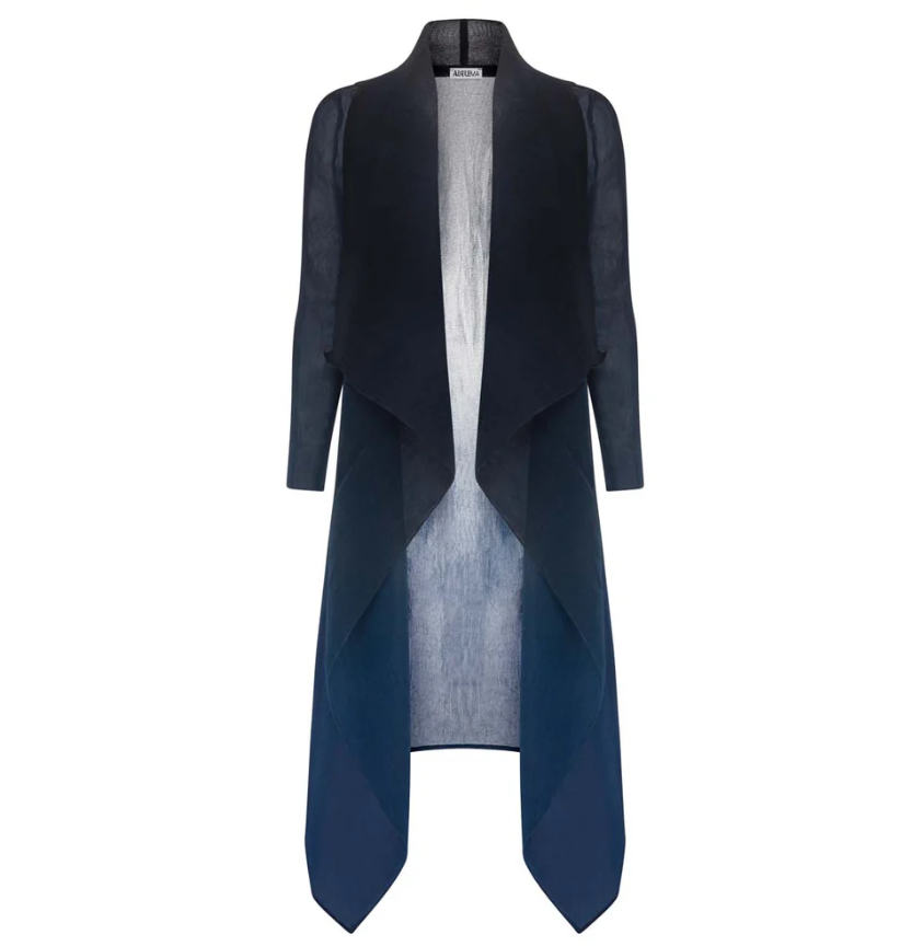 Collare Coat Inky Black