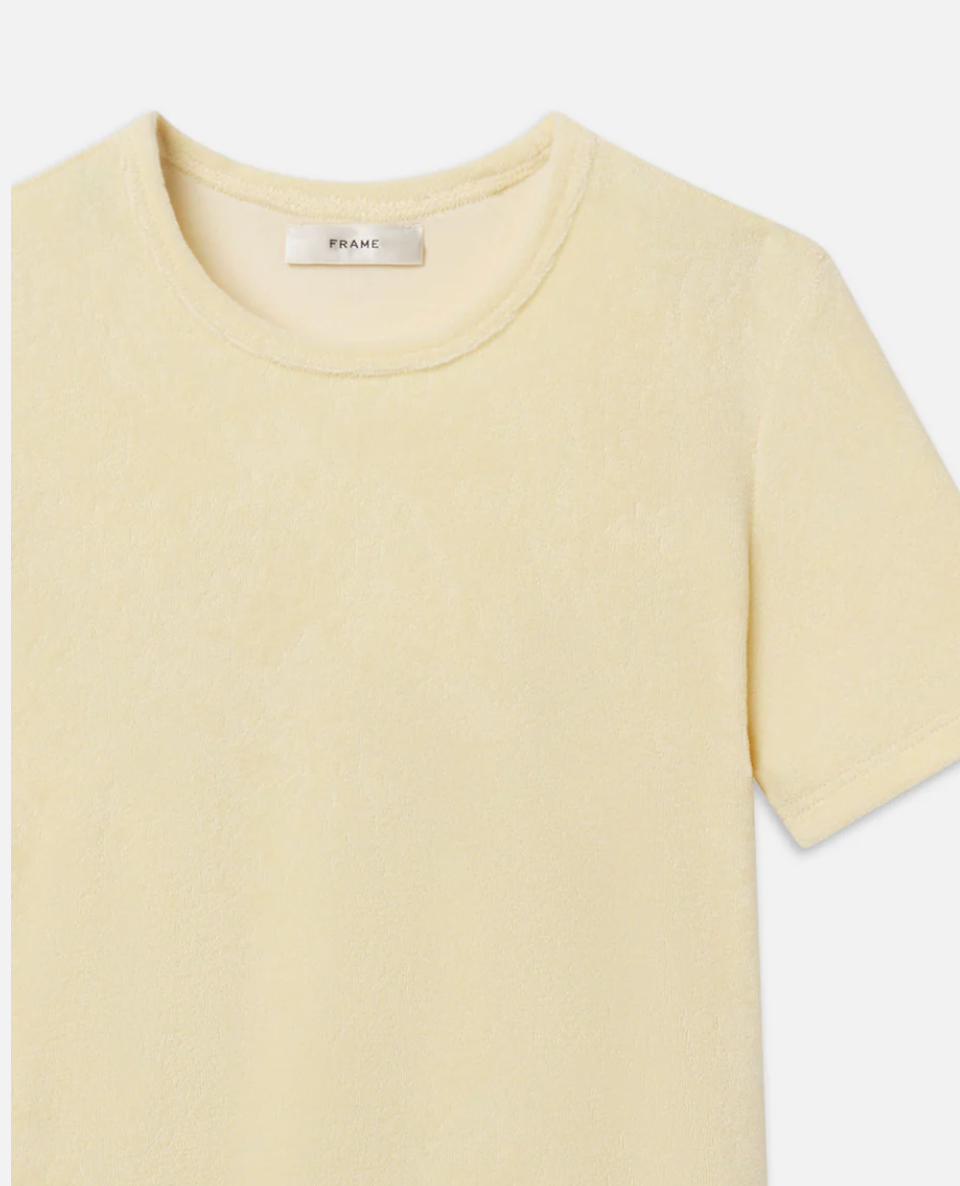 Vintage Baby Tee in Lemon