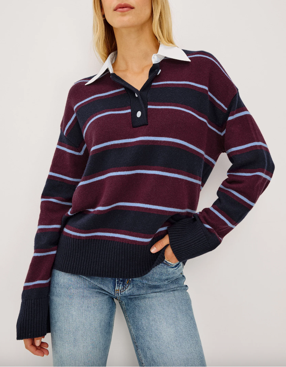 Paxton Sweater in Boysenberry