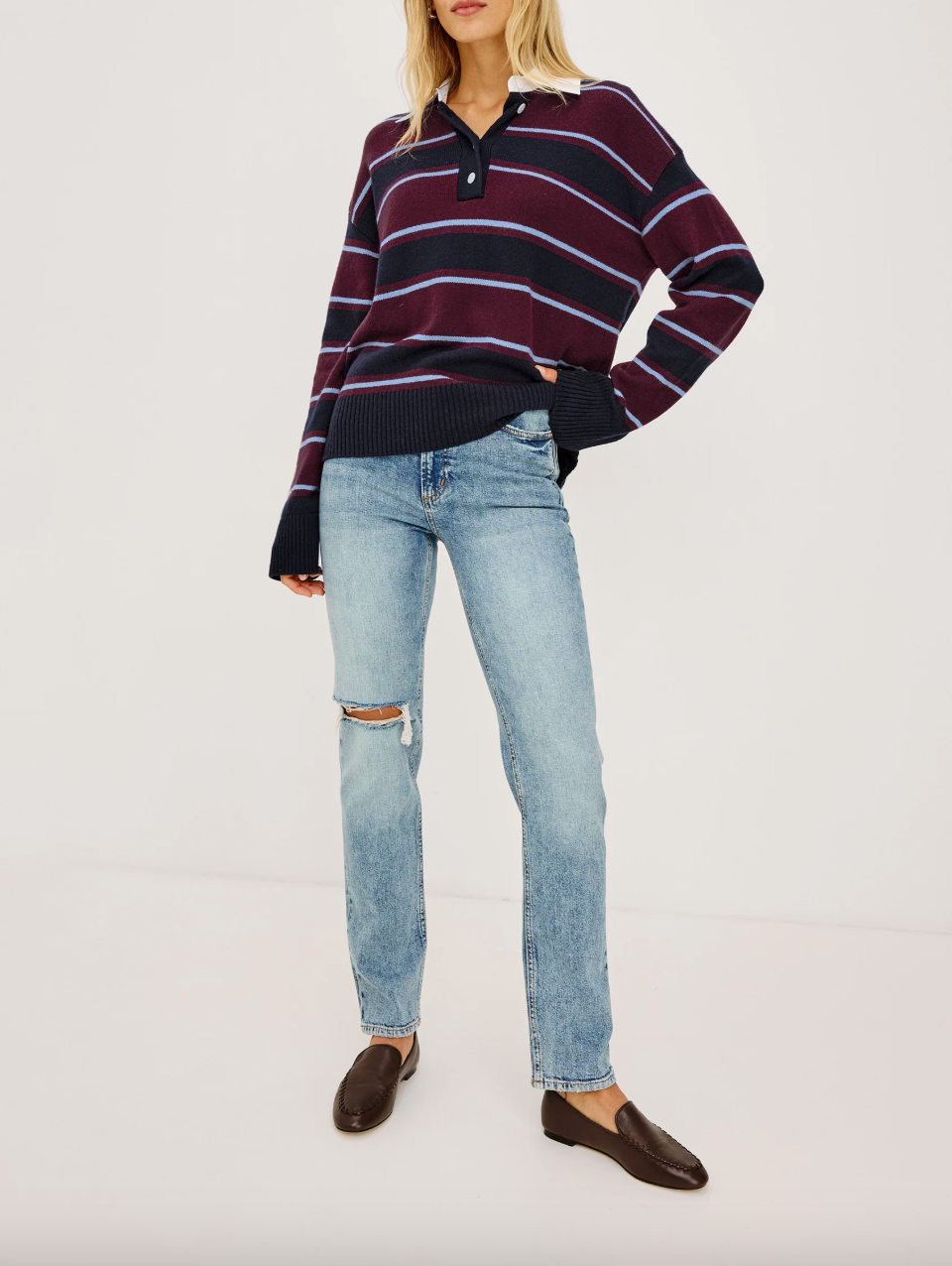 Paxton Sweater in Boysenberry