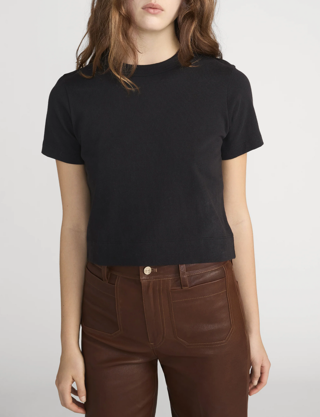 Boxy Tee In Black