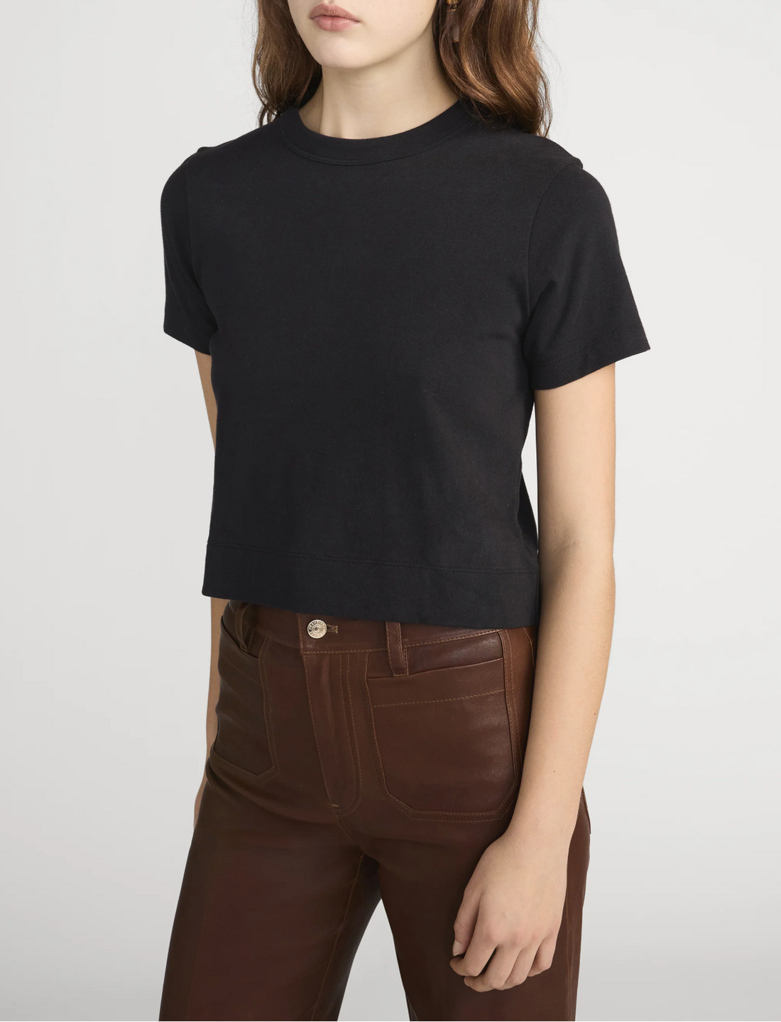Boxy Tee In Black