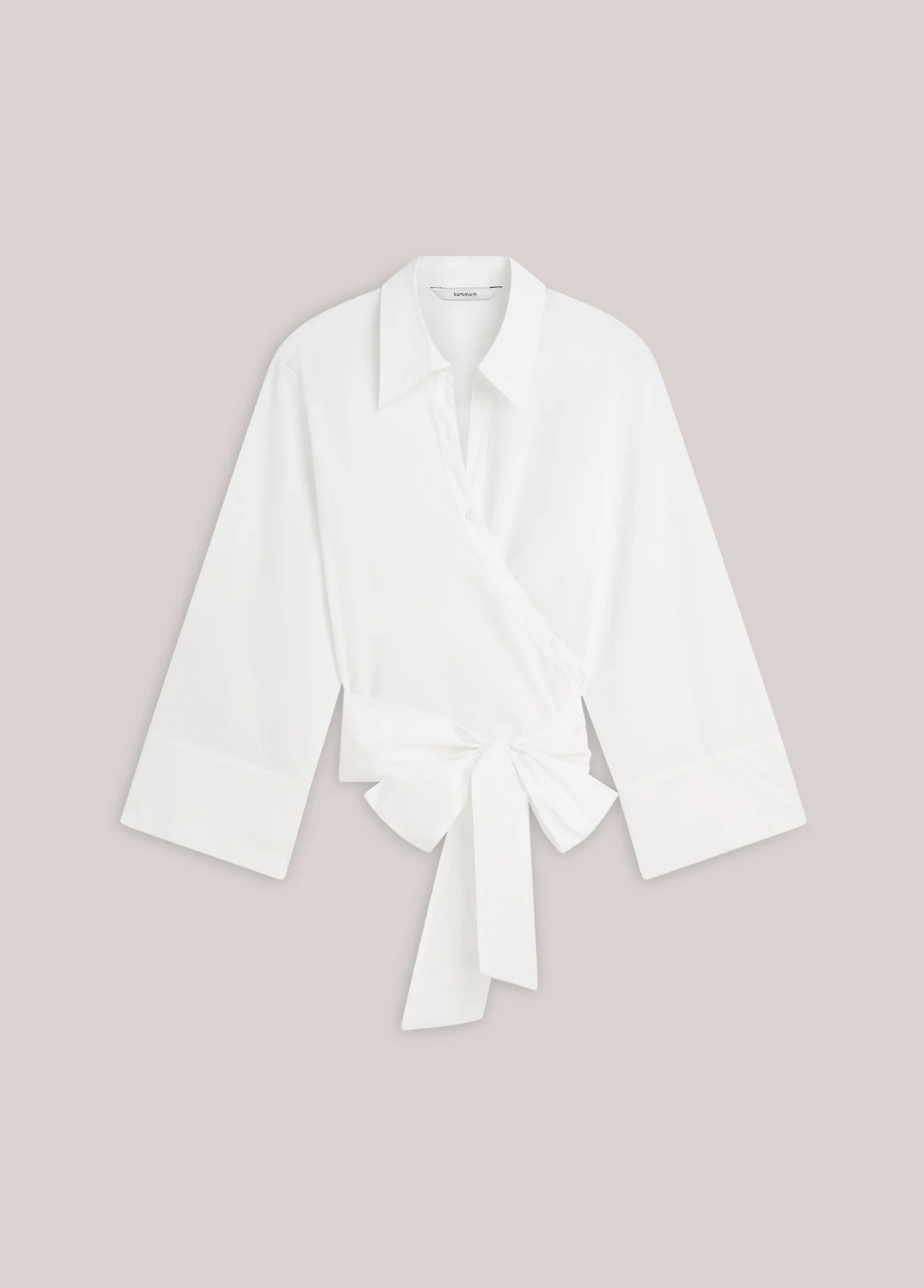 Wrap Blouse In White