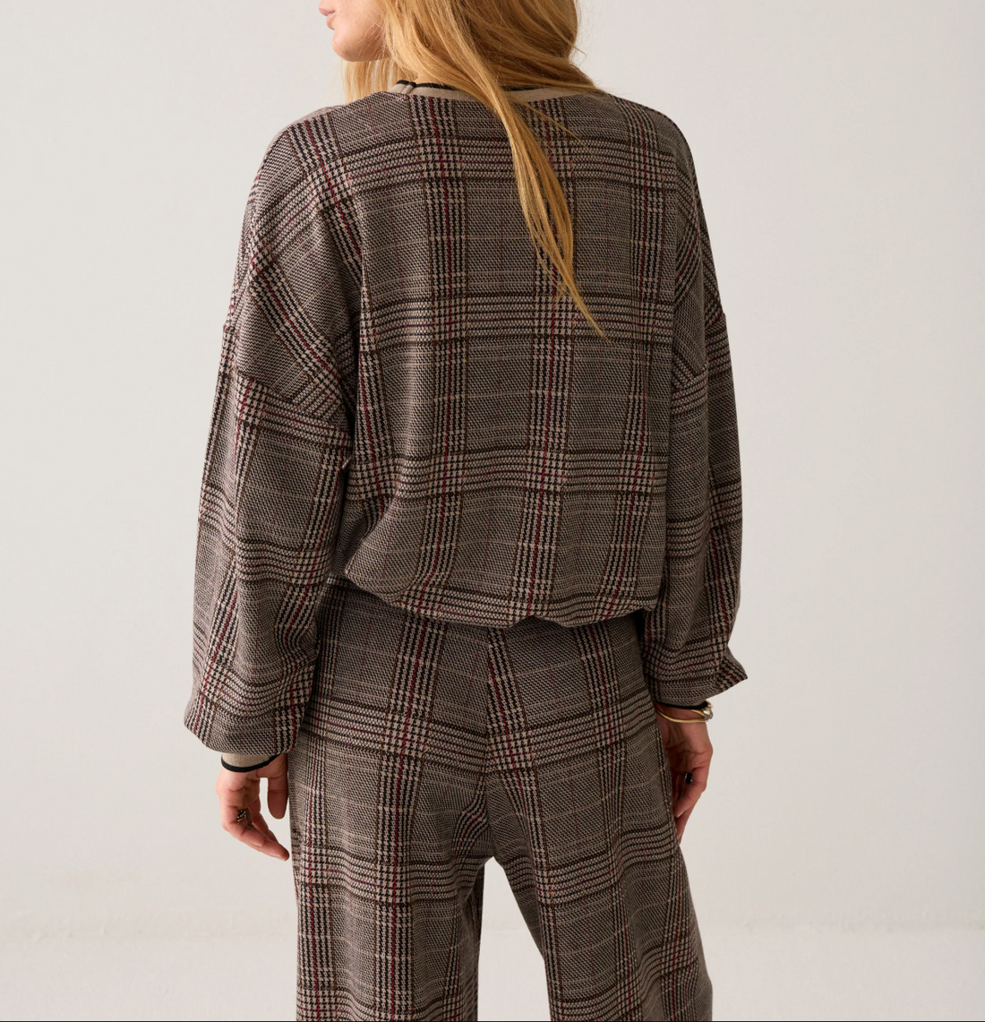 Plaid Sweatshirt