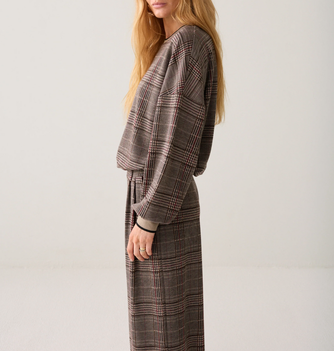 Plaid Sweatshirt