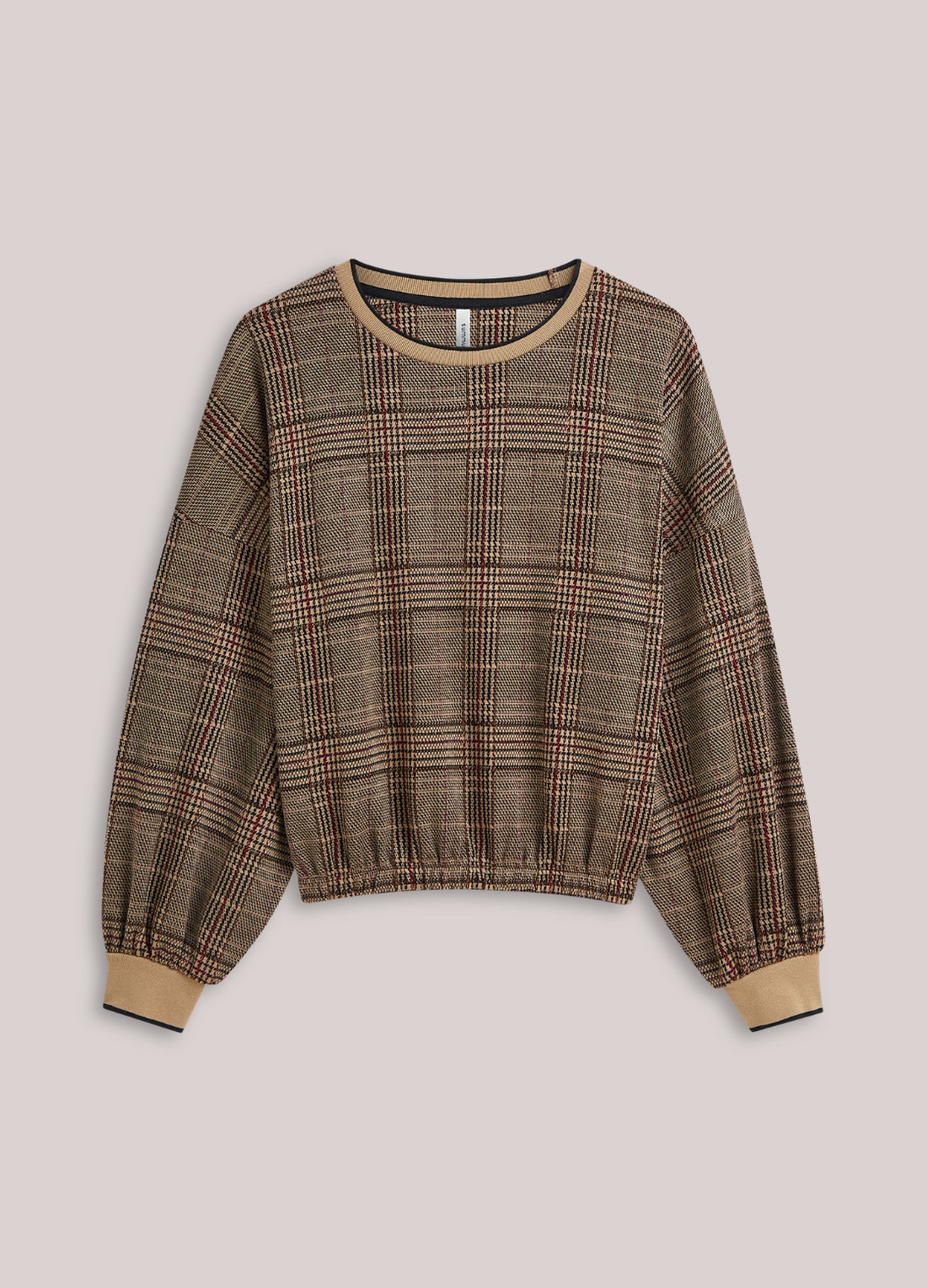 Plaid Sweatshirt