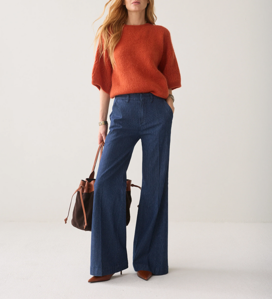 Cable Sleeve Sweater