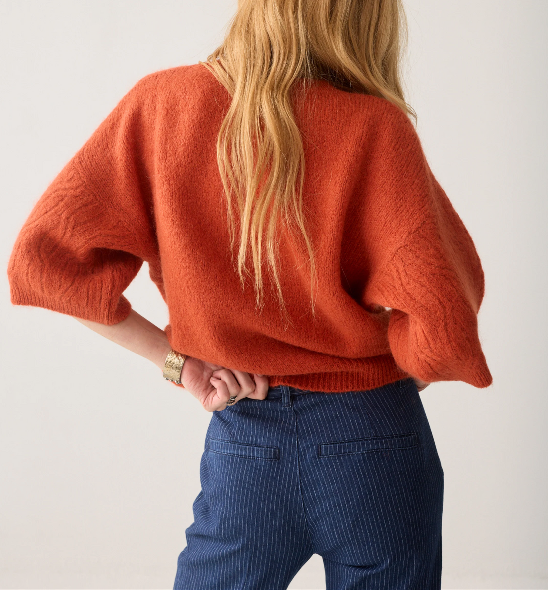 Cable Sleeve Sweater