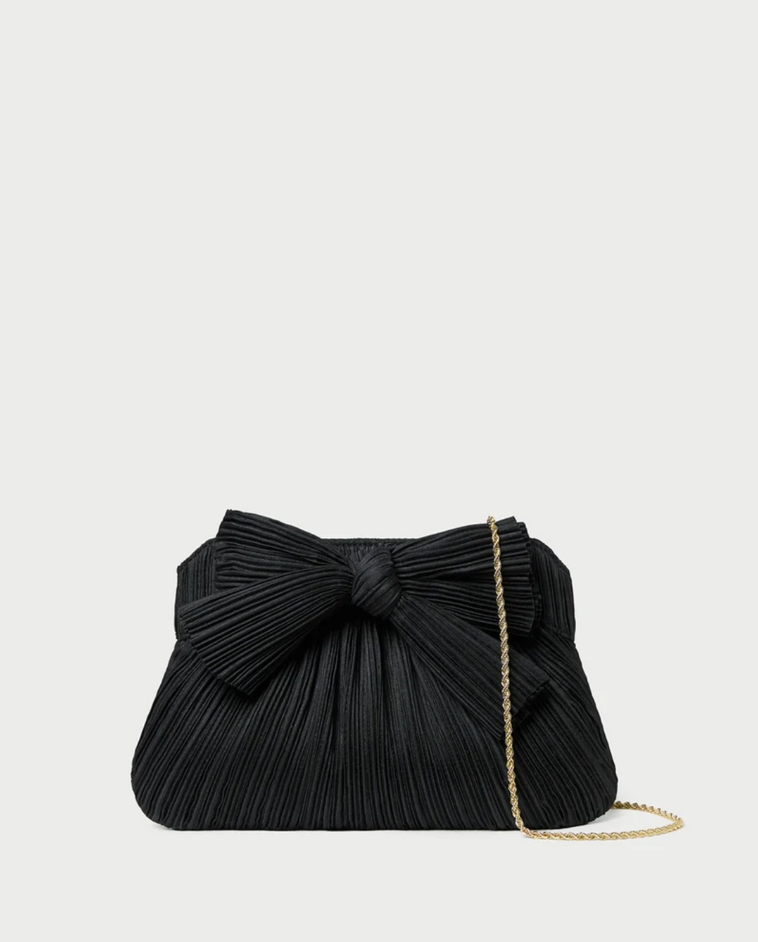 Rayne Pleated Bow Clutch