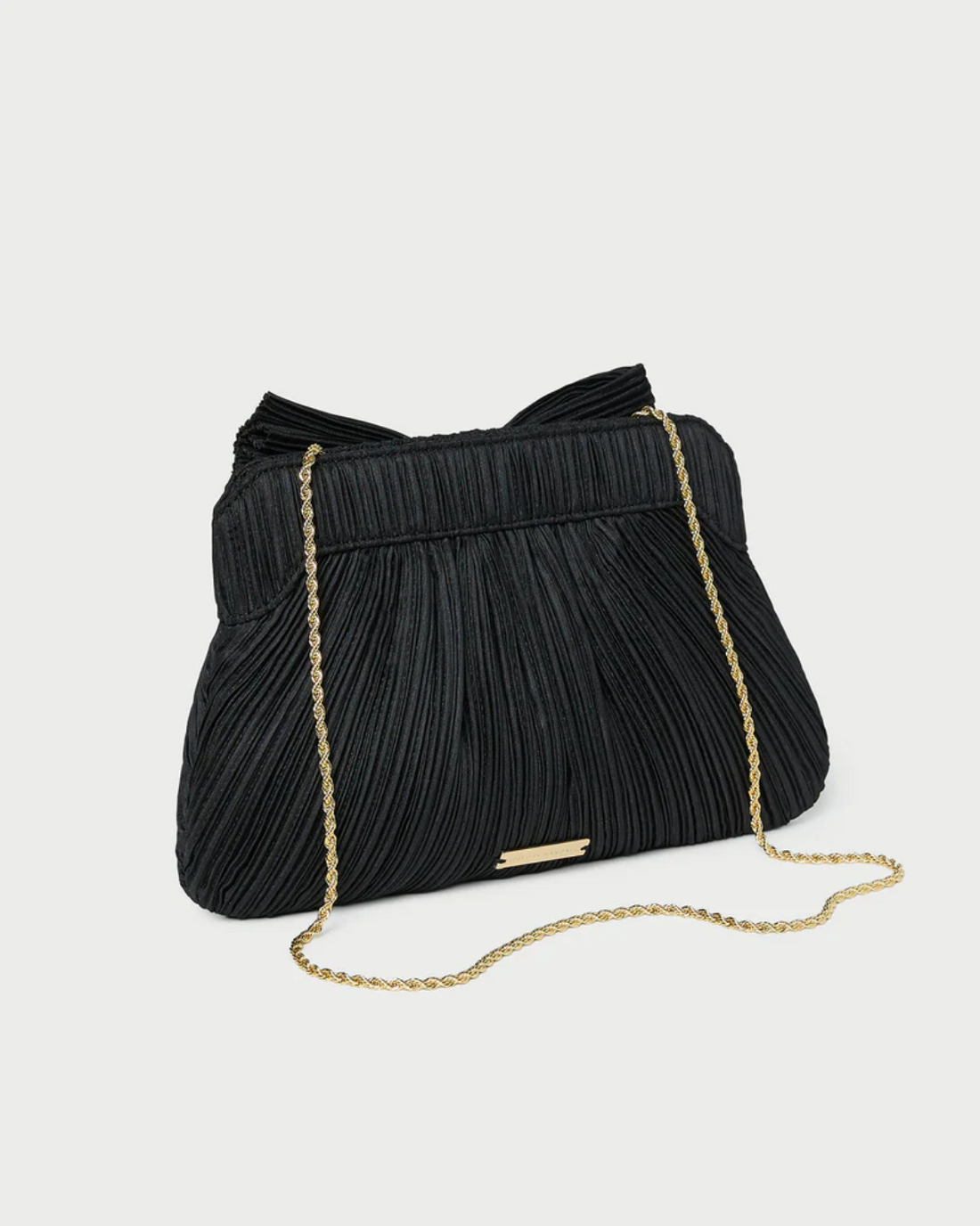 Rayne Pleated Bow Clutch