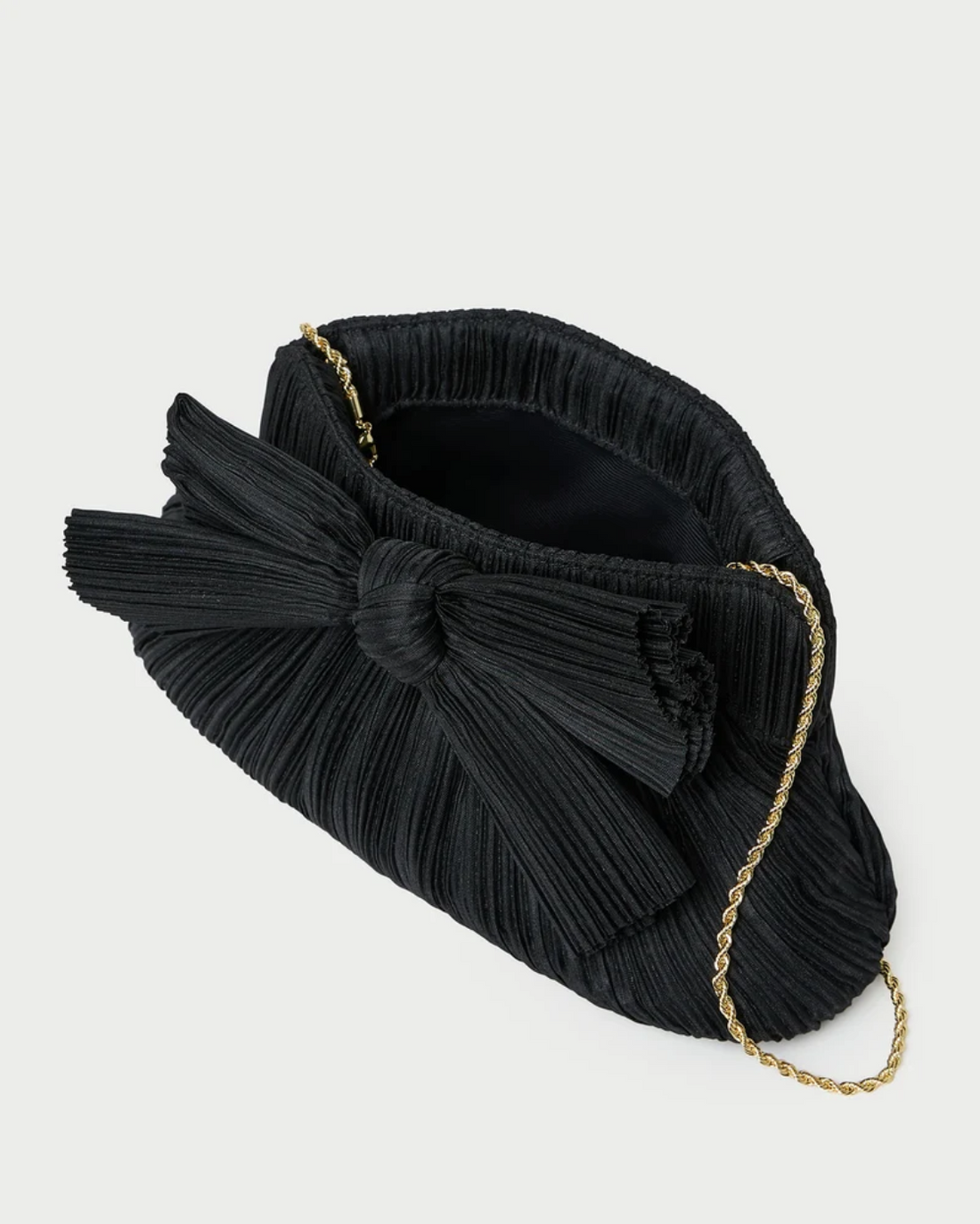 Rayne Pleated Bow Clutch
