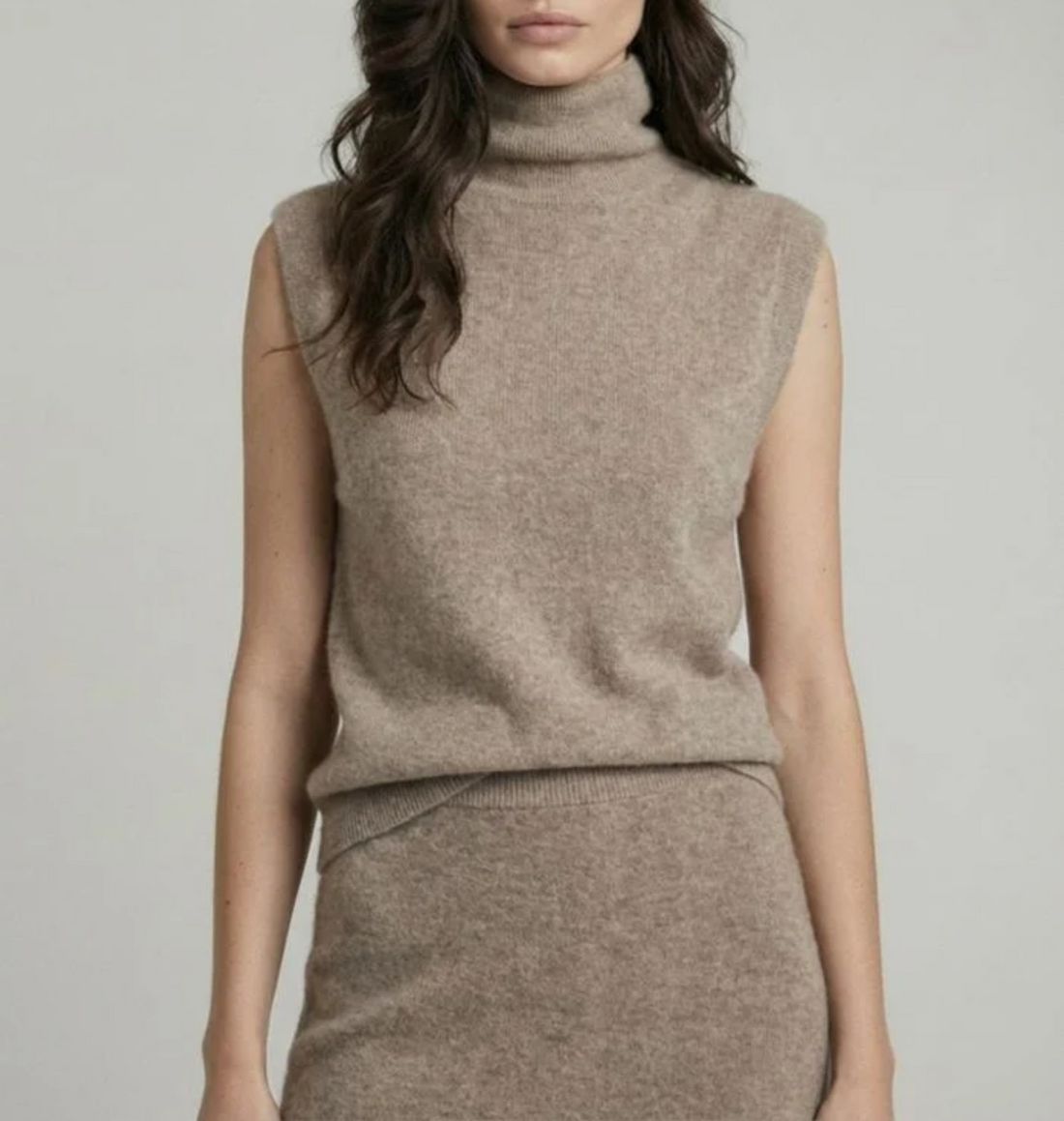 Sleeveless Turtleneck