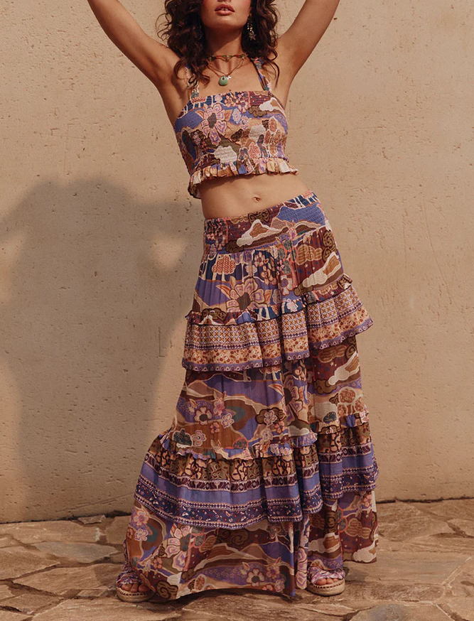 Dancing Valley Ra-Ra Maxi Skirt