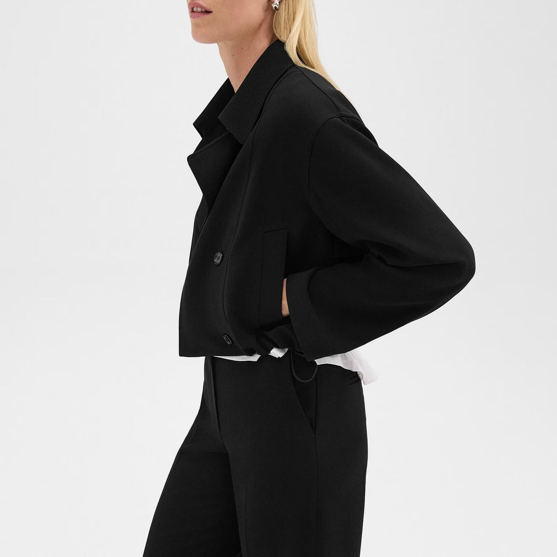 Crop Trench Coat