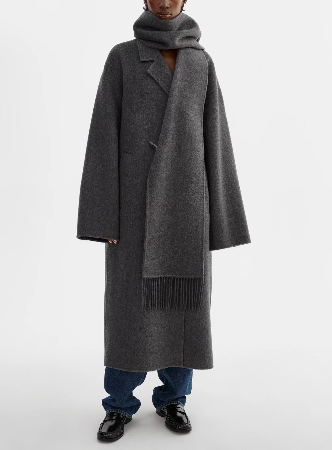 Twila Coat With Scarf