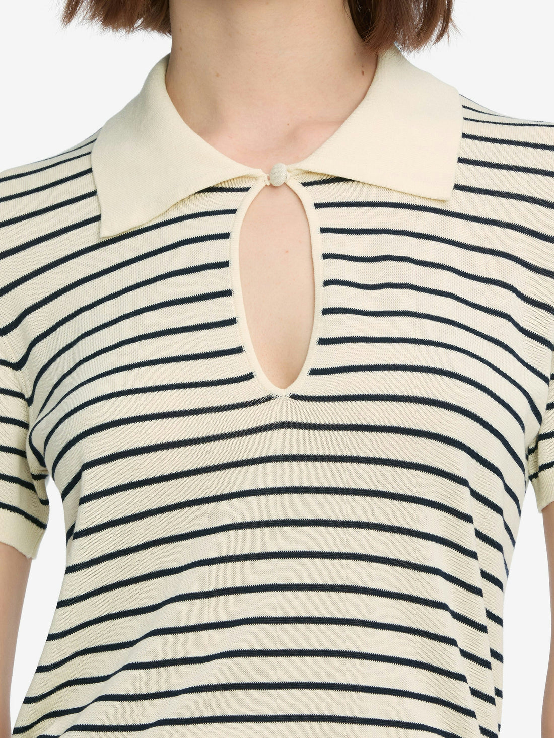 The Keyhole Polo Top