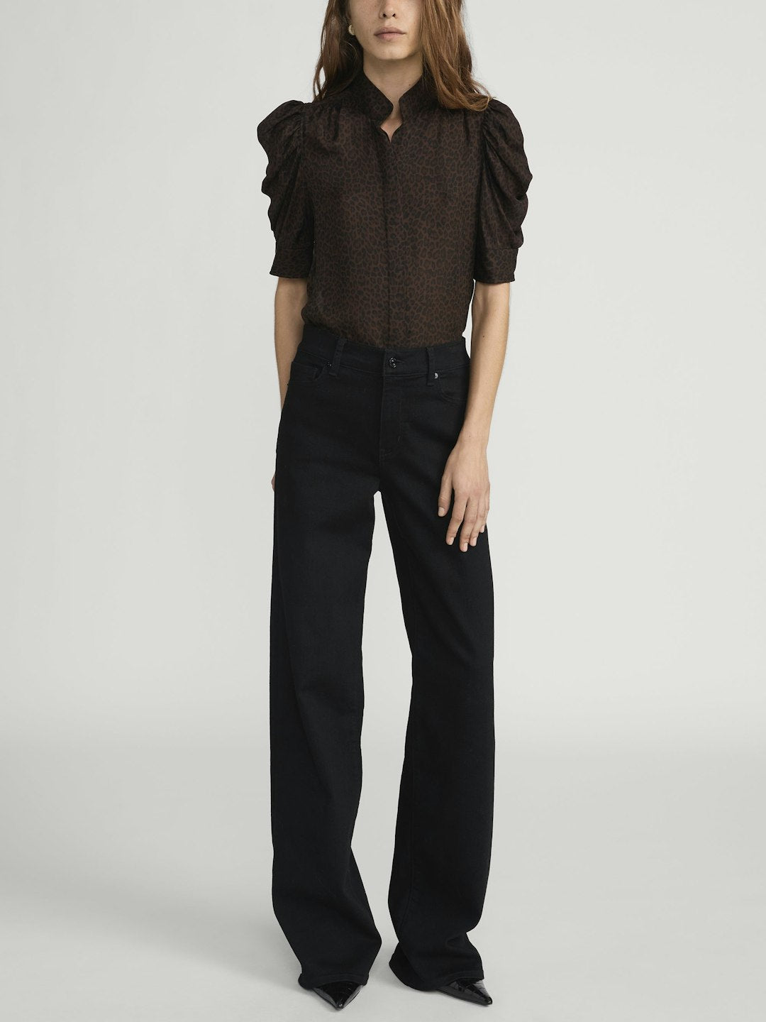 The Leopard Gillian Top